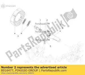 Piaggio Group B016477 o-ring afdichtring - Onderkant