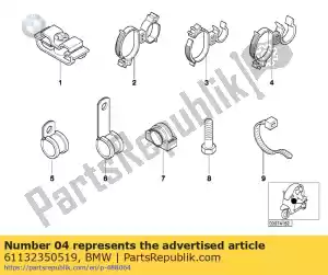 bmw 61132350519 cable holder - Bottom side