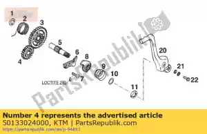 ktm 50133024000 starterzwischenrad - Dół