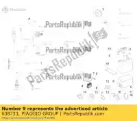 638733, Piaggio Group, Batterie (yuasa) 12v-12ah     , Nouveau