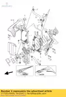 1772010H00, Suzuki, radiator comp, w suzuki rm z 250 2007 2008 2009, Nieuw