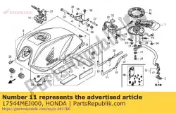 Ici, vous pouvez commander le tube, reniflard auprès de Honda , avec le numéro de pièce 17544MEJ000: