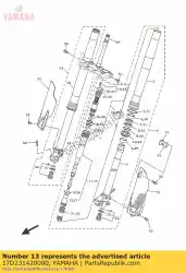 Here you can order the seat, spring upper from Yamaha, with part number 17D231420000: