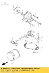 Here you can order the holder,strainer from Suzuki, with part number 1652538B10: