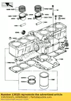 130255025, Kawasaki, ring set piston o/s z1300-a4 kawasaki z zn 1300 1985 1986 1987 1988 1989, New