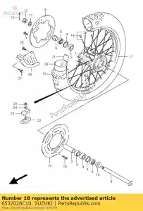 Suzuki 6532028C10 set di raggi, rr - Il fondo