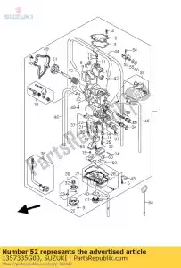 suzuki 1357335G00 springveer - Onderkant