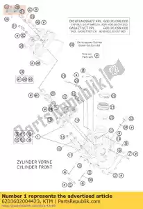 ktm 6203602004423 cil. head cpl. frente 11 - Lado inferior