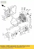 110650150, Kawasaki, czapka er650a6s kawasaki er-6f er-6n 650 2006 2007 2008, Nowy