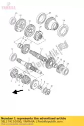 Here you can order the axle, main from Yamaha, with part number 5EL174110000: