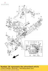 stop schroef van Suzuki, met onderdeel nummer 1326710G00, bestel je hier online: