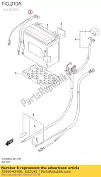 Here you can order the wire,battery mi from Suzuki, with part number 3386040H00: