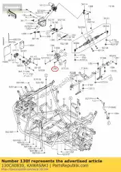 Qui puoi ordinare bullone flangia, 8x30 da Kawasaki , con numero parte 130CA0830: