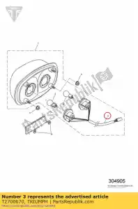 triumph T2700670 aproveitar - Lado inferior