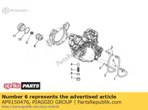 Piaggio Group AP9150476 o-ring d11.11x1.78 - Lado inferior