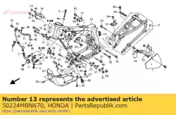 Aqui você pode pedir o placa, rr. Cabide de motor em Honda , com o número da peça 50224MBN670: