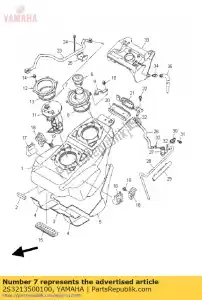 yamaha 2S3213500100 tubo di riempimento comp. - Il fondo