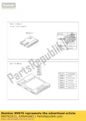 Ici, vous pouvez commander le manuel du propriétaire, en / fr / de, auprès de Kawasaki , avec le numéro de pièce 999761911: