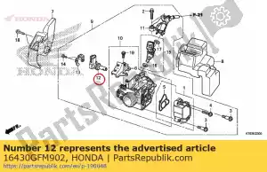 honda 16430GFM902 ensemble soupape, commande d'air de ralenti - La partie au fond