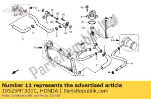 Honda 19525MT3000 tubo flessibile, radiatore olio (b - Il fondo