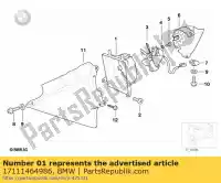 17111464986, BMW, ventaglio a sinistra bmw  1200 1996 1997 1998 1999 2000 2001 2002 2003 2004, Nuovo