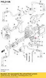 Here you can order the bracket,fuel cu from Suzuki, with part number 3396141F00: