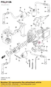 suzuki 3396141F00 bracket,fuel cu - Bottom side