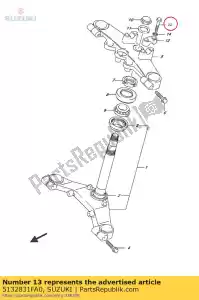 suzuki 5132831FA0 bullone - Il fondo