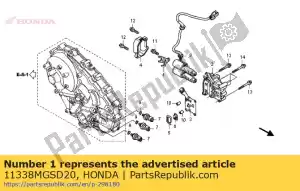 honda 11338MGSD20 plaat, magneetstop - Onderkant