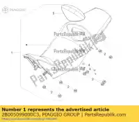 2B005099000C3, Piaggio Group, sella moto-guzzi zgukwb00 zgukwua0 zgukya00 zgukya00, zgukye00 zgukyb00 zgukyua0 zgukyub0 850 2020 2021 2022, Nuovo