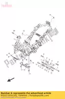 90201105A200, Yamaha, rondelle, plaque (4x7) yamaha  gts mt nxc vp xc xg xj xp xp500, 5gj9, 1b5gj-300e4 xp500, 5vu1, 1c5vu-300e2 xtz xv xvs xvz ybr yfm yp yw yzf r 125 250 300 320 400 500 660 900 1000 1300 1986 1987 1989 1990 1991 1992 1993 1994 1995 1996 1997 1998 1999 2000 2001 2002 2003 2004 2005, Nouveau