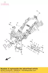 Here you can order the washer, plate (4x7) from Yamaha, with part number 90201105A200: