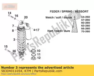 ktm 58304011054 spr??yna wp 54-260 - Dół