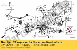 Aqui você pode pedir o tampa, terminal magnético de partida em Honda , com o número da peça 32406MFFD00: