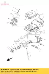 Ici, vous pouvez commander le joint, carburateur 2 auprès de Yamaha , avec le numéro de pièce 4D3135960000: