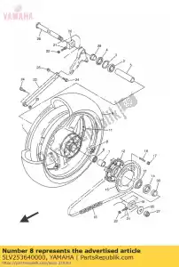 yamaha 5LV253640000 damper - Bottom side