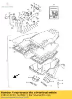 1381112C03, Suzuki, houder, filter suzuki rgv  rgv250 250 , Nieuw