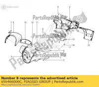 656466000C, Piaggio Group, Cubierta superior del manillar piaggio beverly bv zapm69 zapm69200 zapm69300, zapm69400 zapma20s zapma210 zapma2100 zapma2200 125 300 350 2010 2011 2012 2013 2014 2015 2016 2017 2018 2019 2020 2021 2022, Nuevo