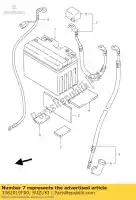 3382019F00, Suzuki, cable, batería m pl suzuki sv 650 1999 2000 2001 2002, Nuevo