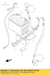 Tutaj możesz zamówić przewód, akumulator pl od Suzuki , z numerem części 3382019F00: