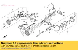 Tutaj możesz zamówić odb? Y? Nik, d? Od Honda , z numerem części 33455MN2600: