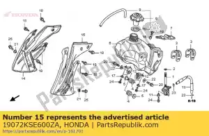 Honda 19072KSE600ZA definir illust * type1 * - Lado inferior