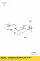 T2302751, Triumph, decalcomania triumph daytona1200, 900 & super iii legend tt speed triple (carbs) 885 1200 1992 1993 1994 1995 1999 2000 2001, Nuovo