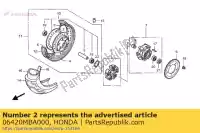 06420MBA000, Honda, ensemble de rayons a, rr. honda vt shadow aero c2 c black widow dc vt750c vt750c2 750 , Nouveau