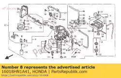 arm set, schakel van Honda, met onderdeel nummer 16018HN1A41, bestel je hier online: