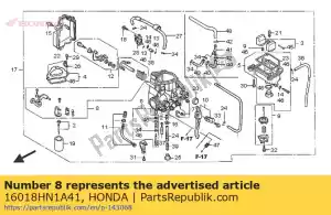 Honda 16018HN1A41 arm set, schakel - Onderkant