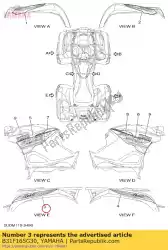 Tutaj możesz zamówić graficzny, ty? (lewy) od Yamaha , z numerem części B31F165G30: