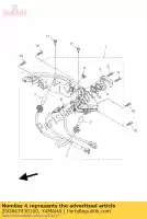 25G847430100, Yamaha, lente, luz de licença yamaha xp xp500, 5gj1, 115gj-300e6 xp500, 5gj5, 1a5gj-300e6 xp500, 5gj9, 1b5gj-300e4 xp500, 5vu1, 1c5vu-300e2 yp 400 500 2001 2002 2003 2004 2005 2006 2007 2008 2009 2010 2011, Novo