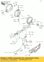 110560045, Kawasaki, staffa, lampada frontale vn900caf kawasaki  vn vulcan 900 2010 2011 2012 2013 2014 2015 2016 2017 2018 2019 2020 2021, Nuovo