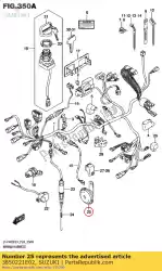 Ici, vous pouvez commander le corne assy auprès de Suzuki , avec le numéro de pièce 3850221E02: